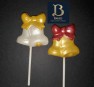 1026 Bells (4) Chocolate or Hard Candy Lollipop Mold